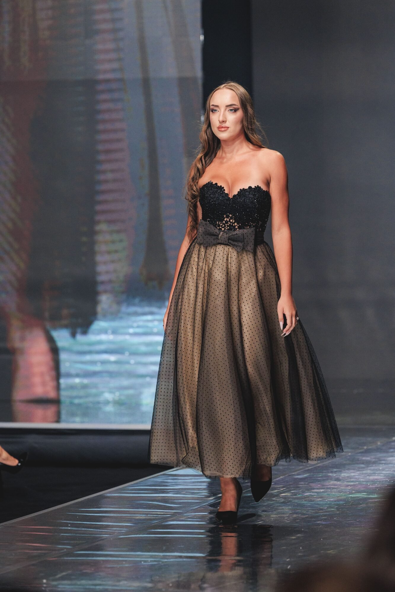 Evening gown from the Code Fashion Runway collection by BLINK by Radi Lazarova, photo 6