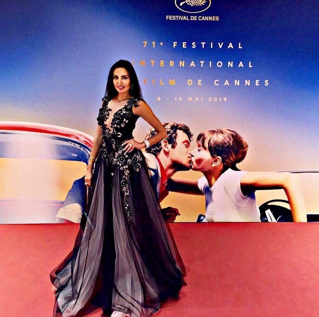 NATALIA GURKOVA IMPRESSED CANNES WITH A DRESS FROM "BLINK"