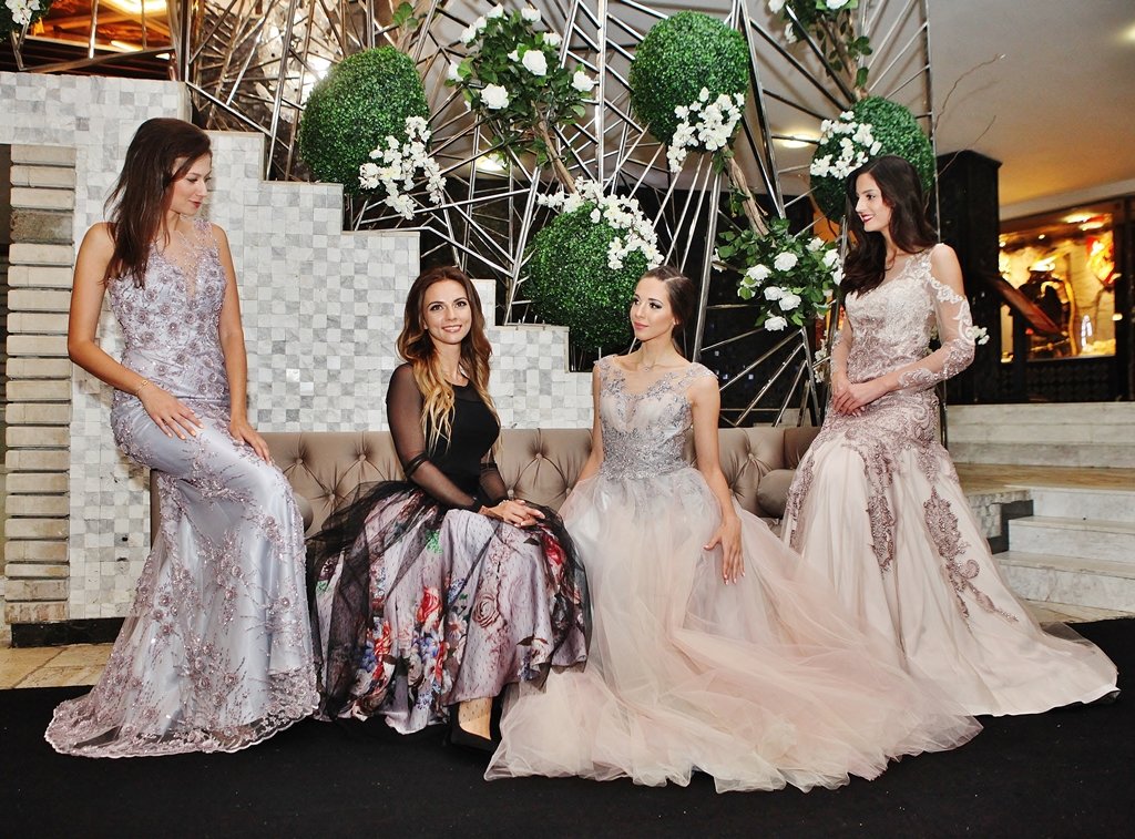 Stylish fashion show of Fashion House Blink at Business Lady Club